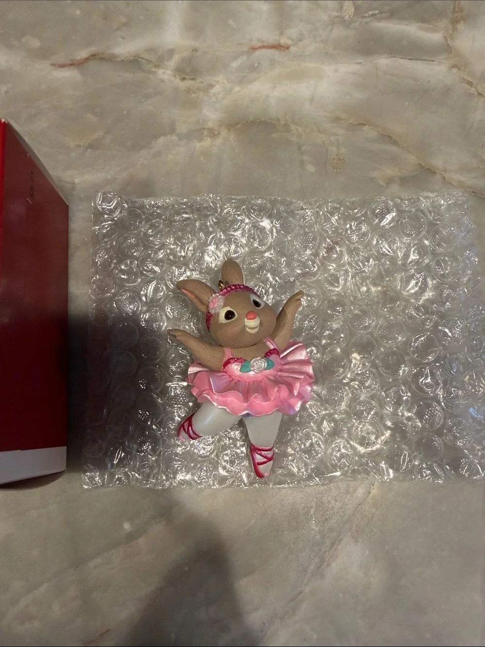 Hallmark Keepsake Ornament Pink Ballerina Bunny